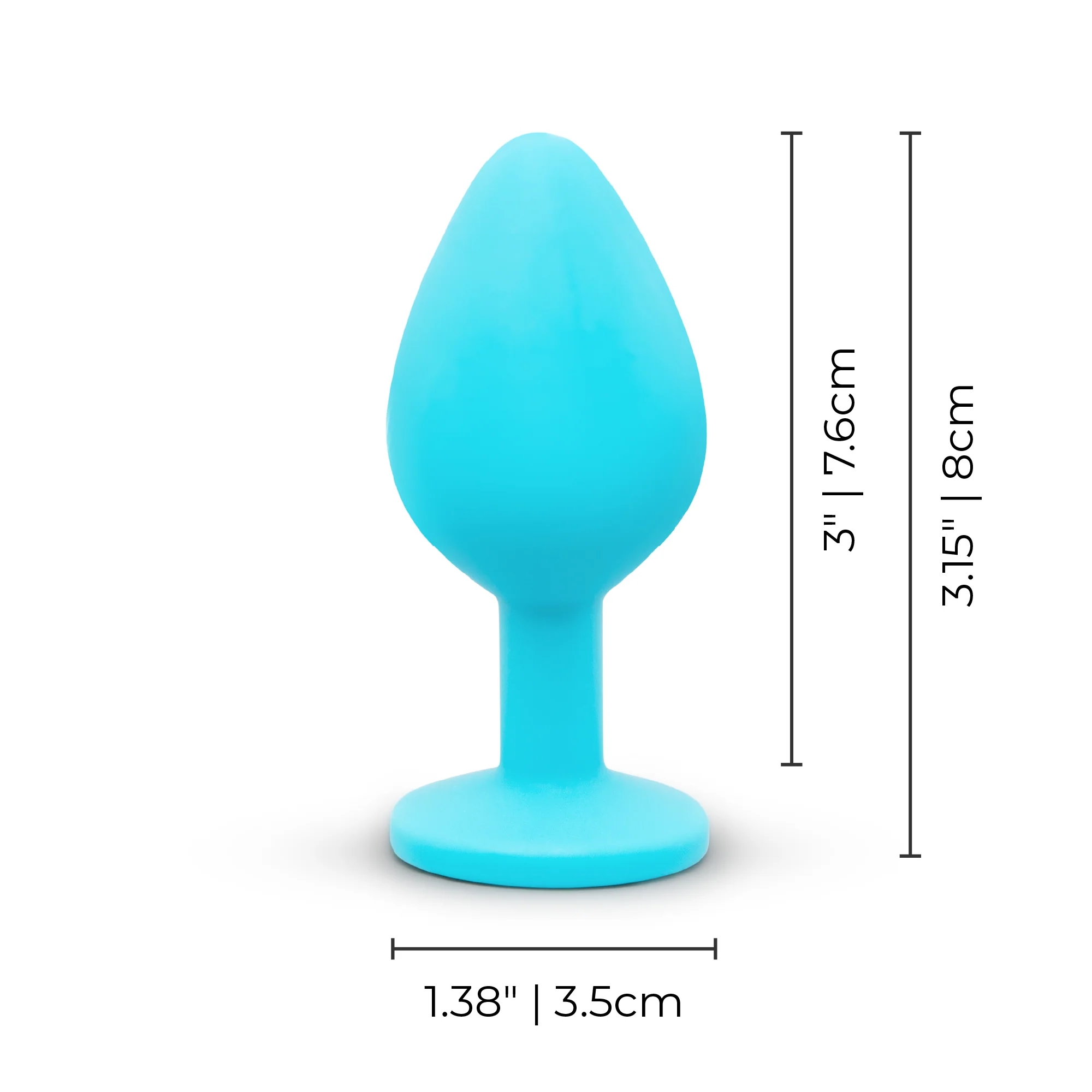 Silicone Crystal Butt Plug - Image 8