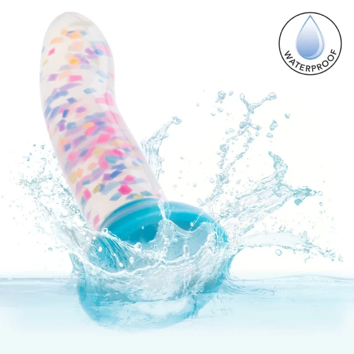 6" Glow Stick Party Silicone Glow-In-The-Dark Dildo with Suction Cup - Image 5
