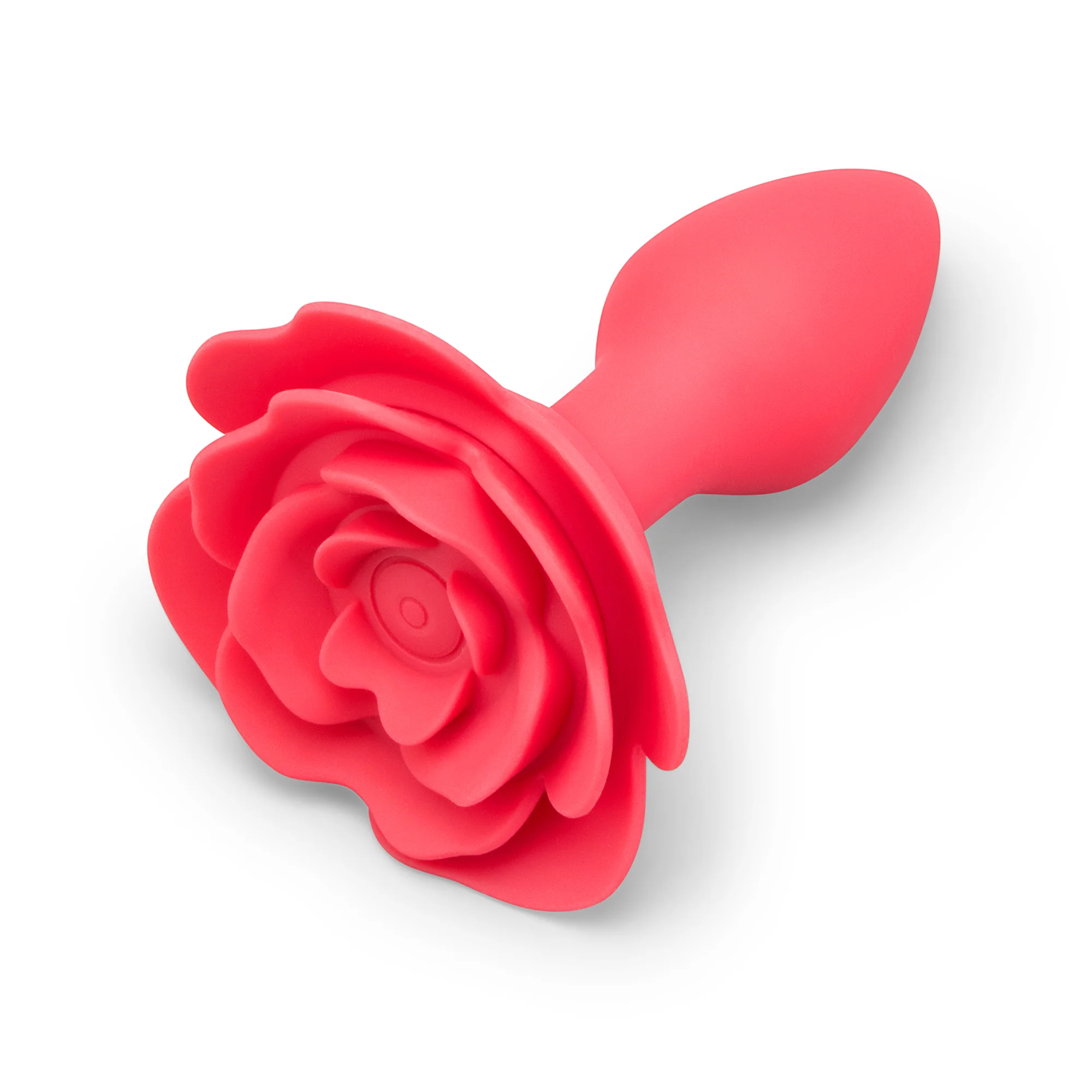 3.5 Inch Vibrating Rose Butt Plug
