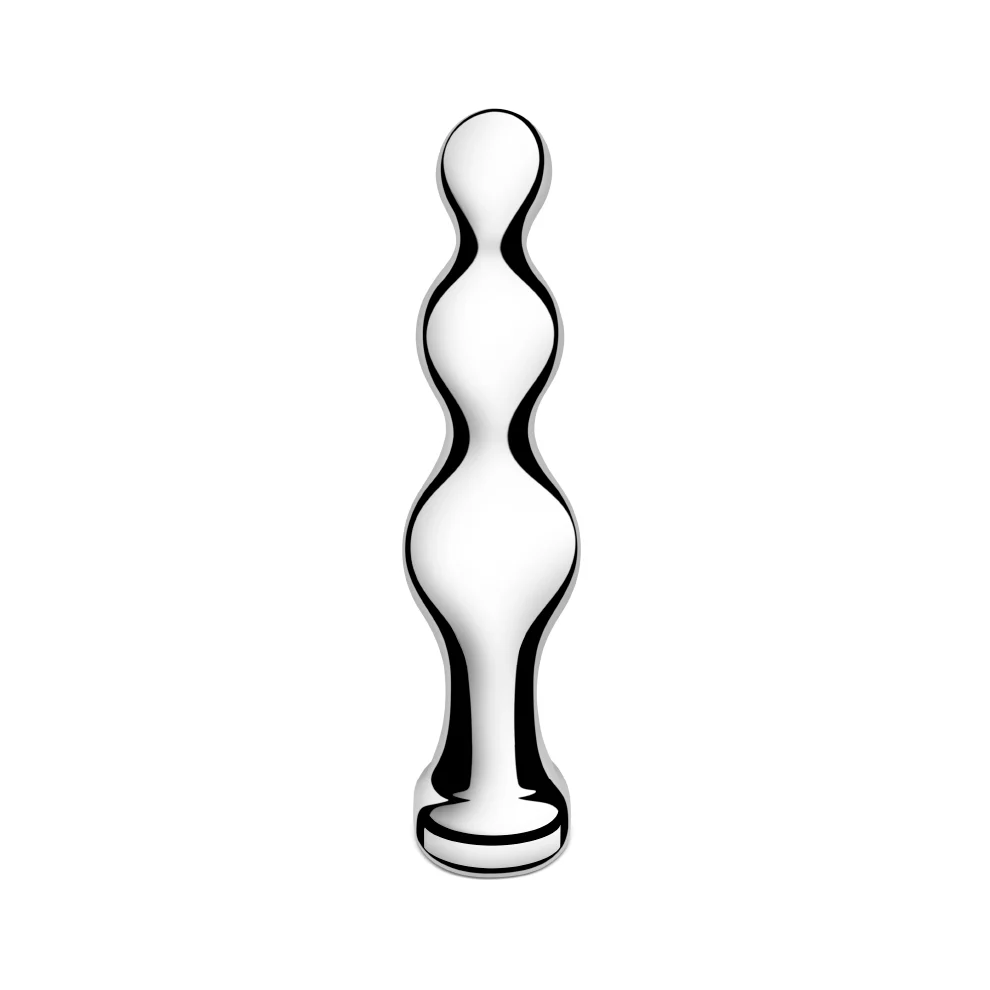 b-Vibe Stainless Steel Anal Beads - Image 3