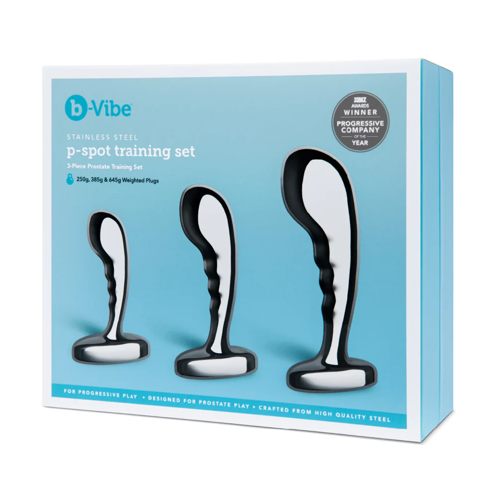 b-Vibe Stainless Steel P-Spot Training Set - Image 13