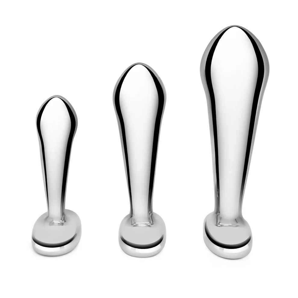 b-Vibe Stainless Steel P-Spot Training Set - Image 4