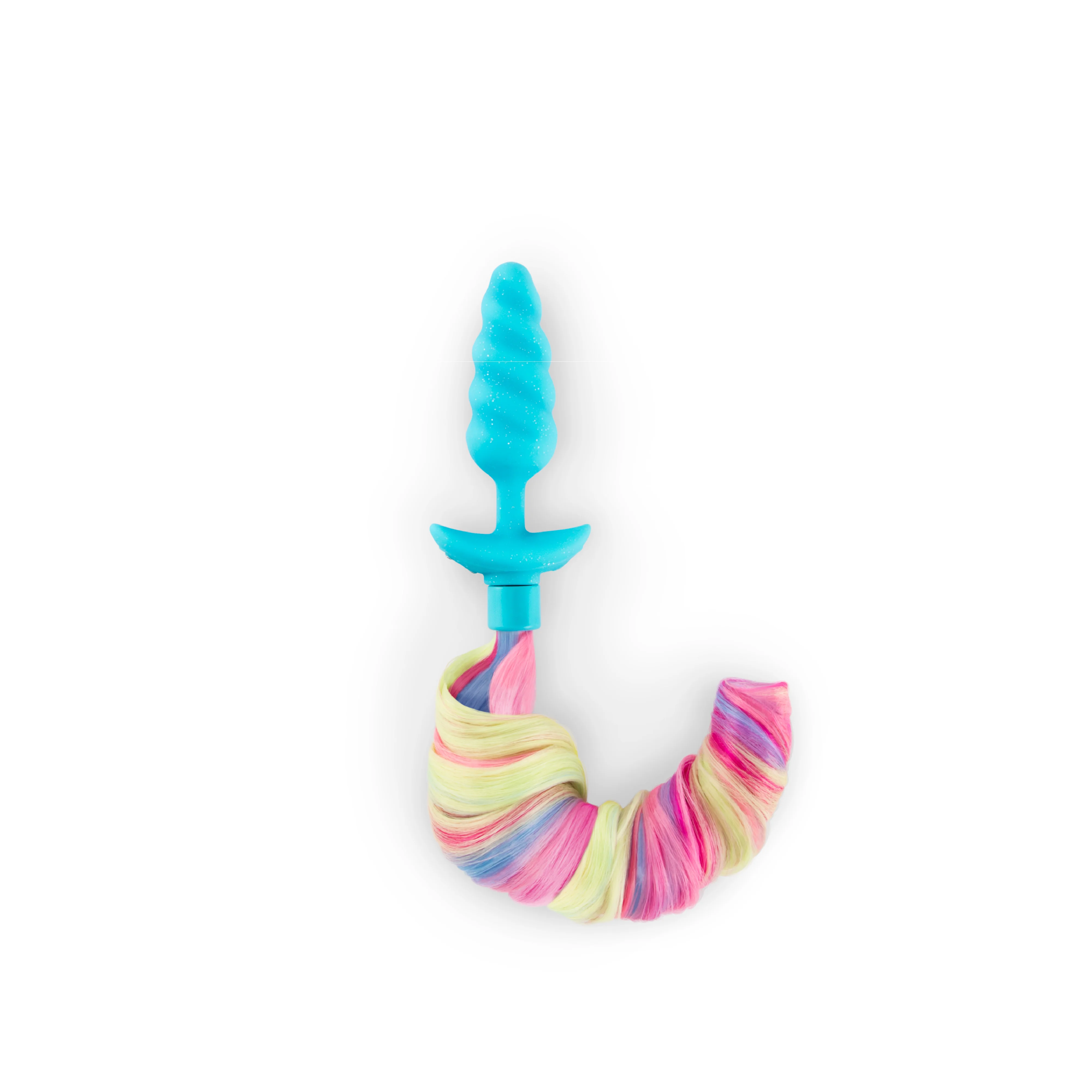 b-Vibe Unicorn Tail Vibrating Butt Plug