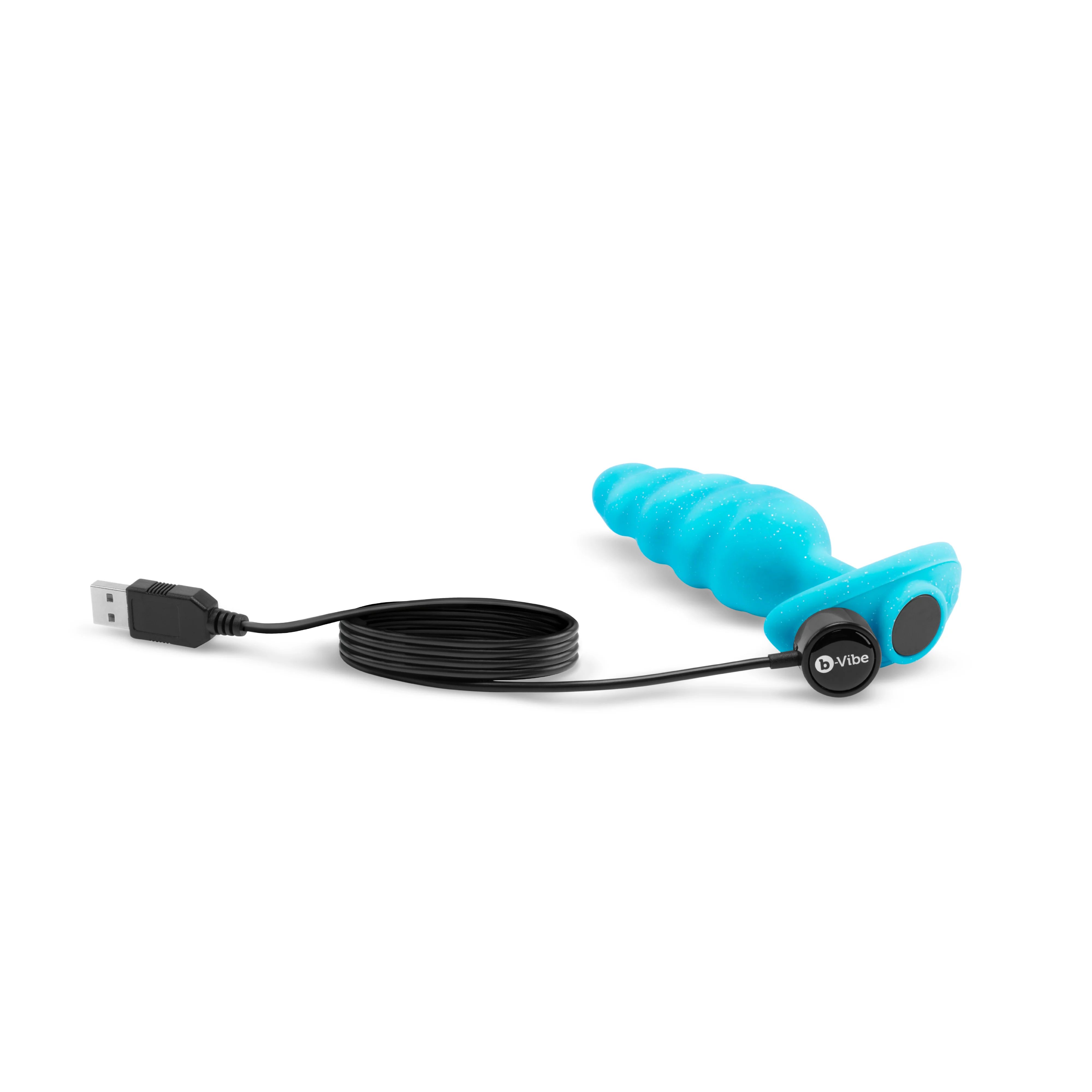 b-Vibe Unicorn Tail Vibrating Butt Plug - Image 8