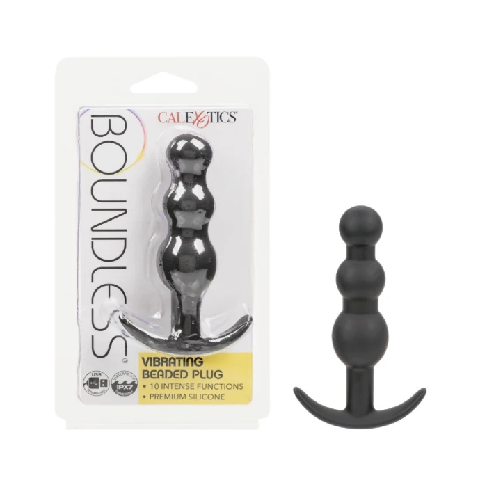 Boundless Vibrating Beaded Plug Rechargeable Silicone Anal Plug - Image 7
