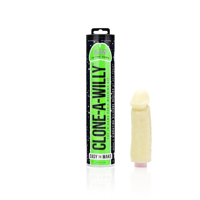 Clone-A-Willy Silicone DIY Homemade Vibrating Dildo Penis Molding Kit - Glow in the Dark Green - Image 3