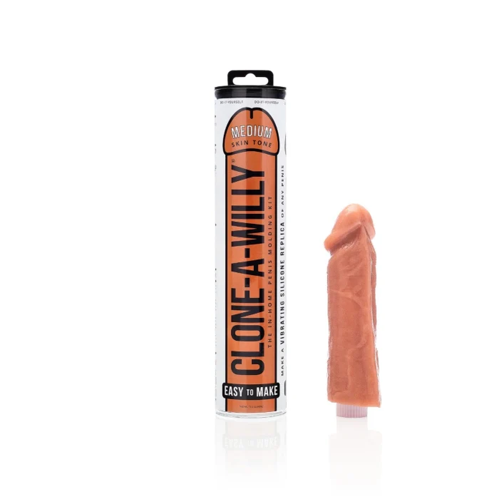 Clone-A-Willy Silicone DIY Homemade Vibrating Dildo Penis Molding Kit - Medium Skin Tone - Image 2
