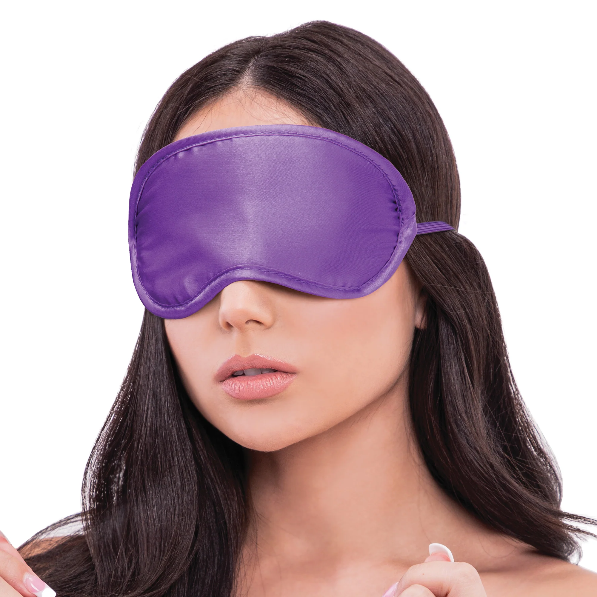 Collar & Nipple Clamps with Satin Blindfold - Image 9