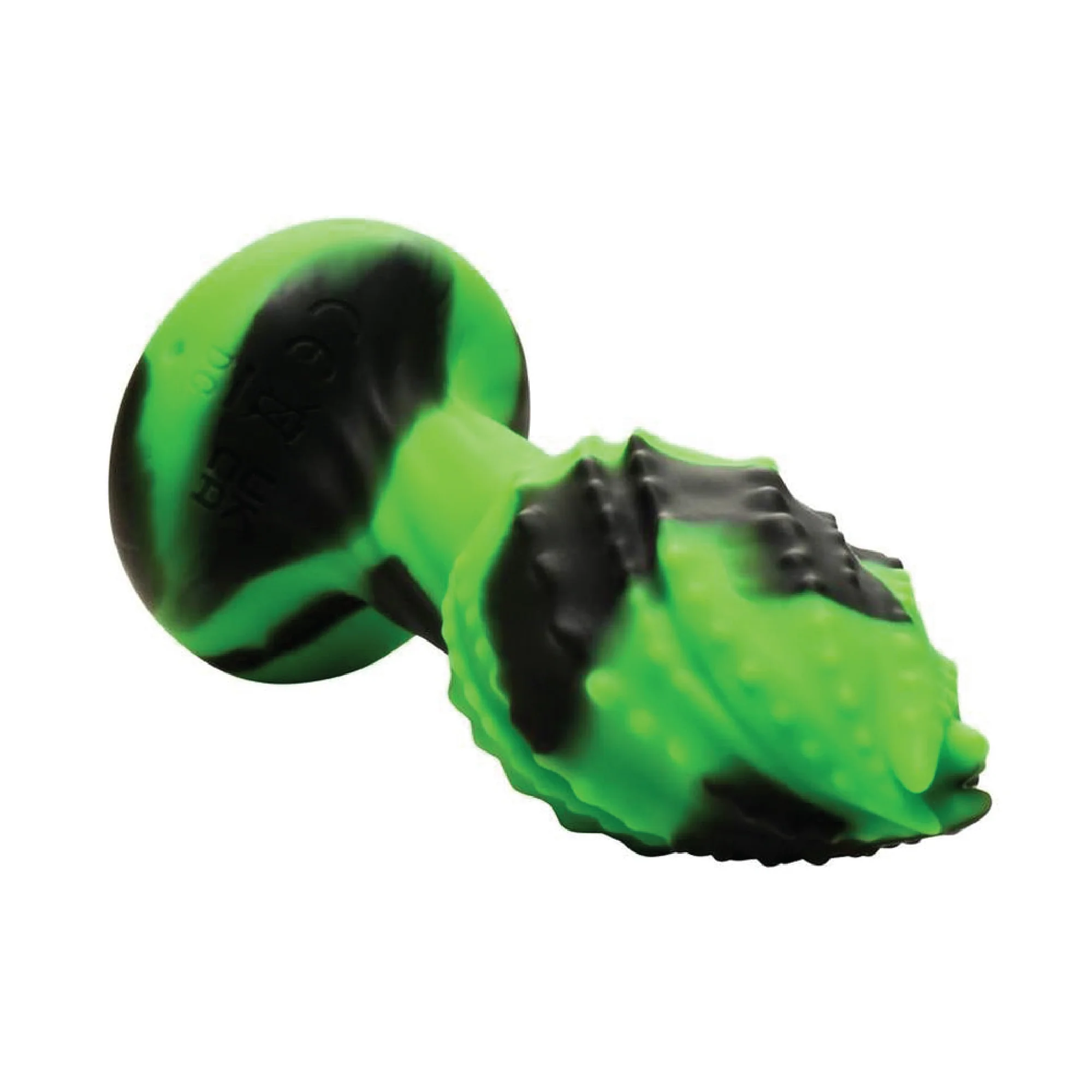 Creature Cocks Eye of the Spawn Rechargeable Silicone Vibrating & Squirming Butt Plug with Remote - Green