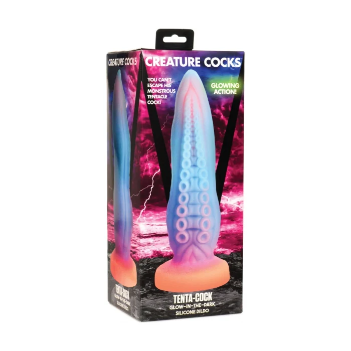 Creature Cocks Tenta-Cock Glow in the Dark Silicone Dildo - Image 5