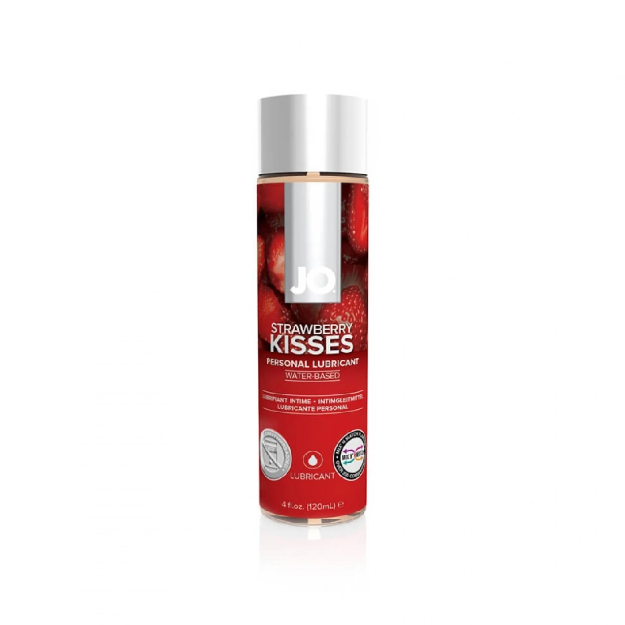 JO H2O - Strawberry - Lubricant (Water-Based) 4 floz / 120 ml