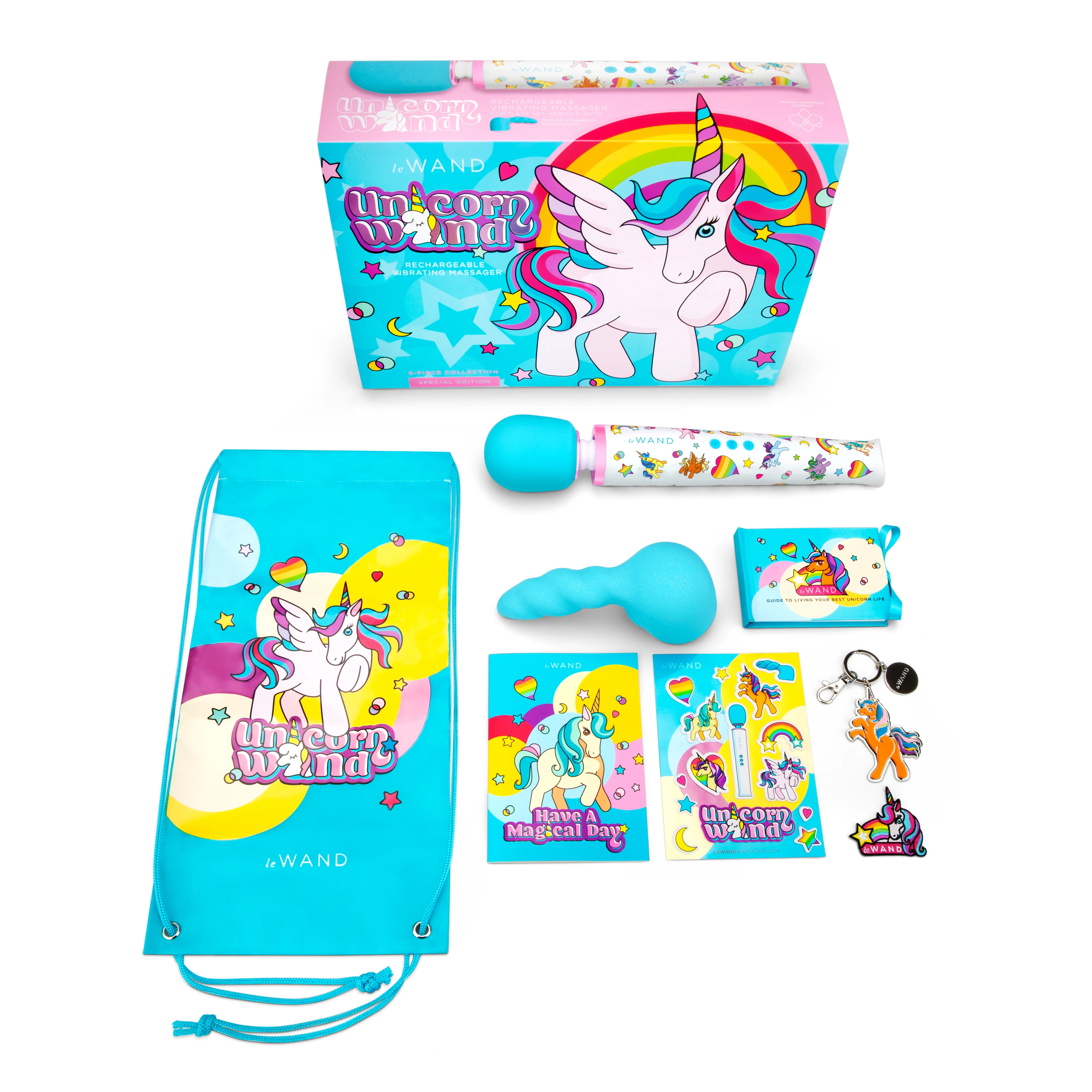 Le Wand Unicorn Vibrating Wand Massager Set - Image 9