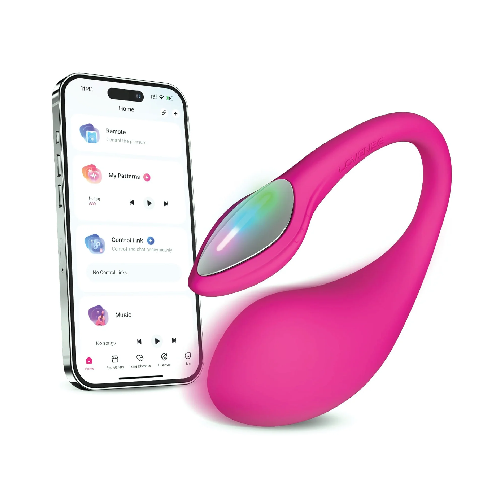 Lovense Lush 4 App-Controlled G-Spot Egg Vibrator