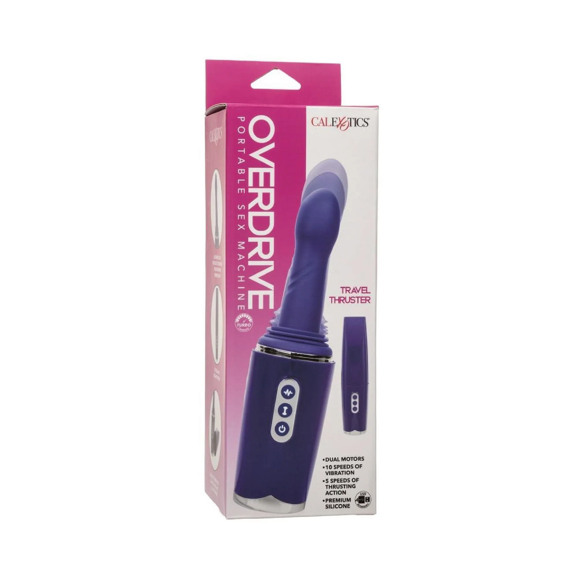 Overdrive Portable Thrusting Dildo Travel Sex Machine - Image 2