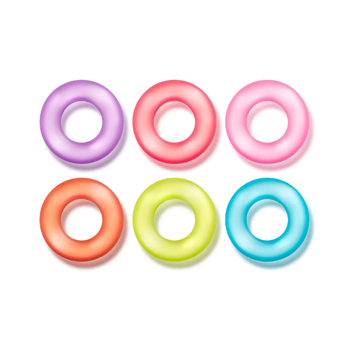 Play with Me King of the Ring Cock Ring 6-Pack Set