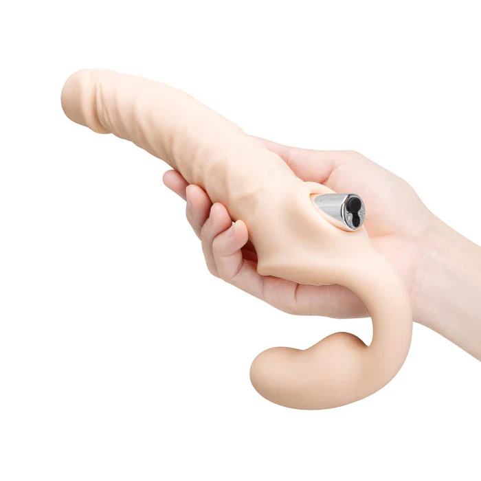 Posable Realistic Vibrating Strapless Strap-On - Image 3