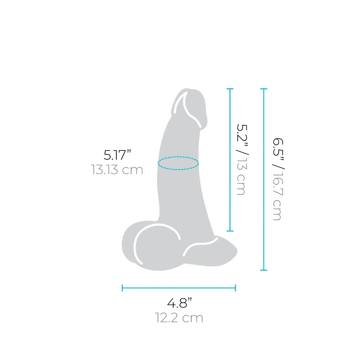 Slipskin Realistic Silicone Dildo - Curvy - Image 12