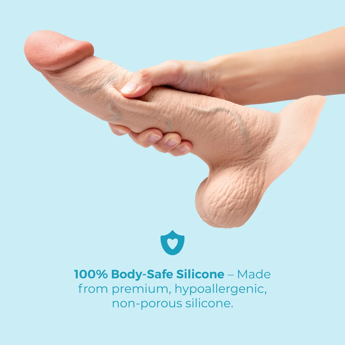 Slipskin Realistic Silicone Dildo - Curvy - Image 156