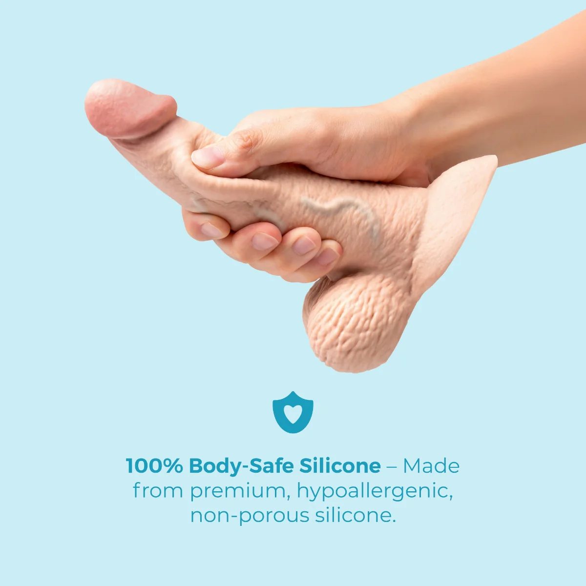 Slipskin Realistic Silicone Dildo - Curvy - Image 36
