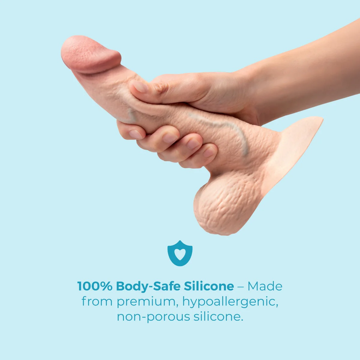 Slipskin Realistic Silicone Dildo - Curvy - Image 74