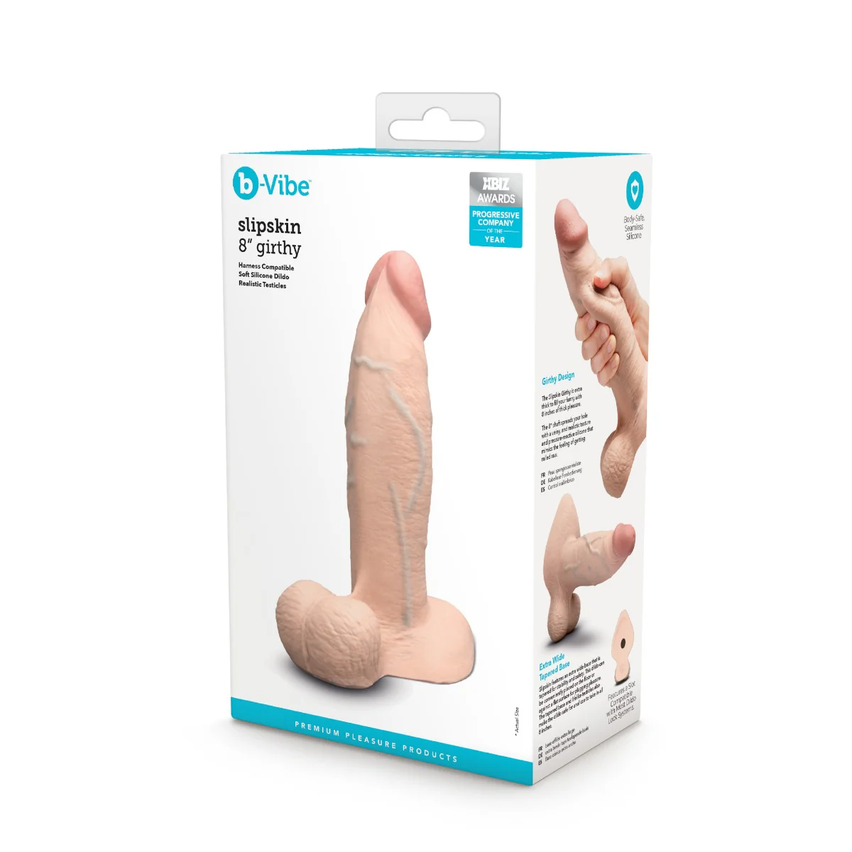 Slipskin Realistic Silicone Dildo - Girthy - Image 112