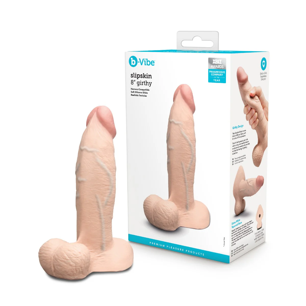 Slipskin Realistic Silicone Dildo - Girthy - Image 121