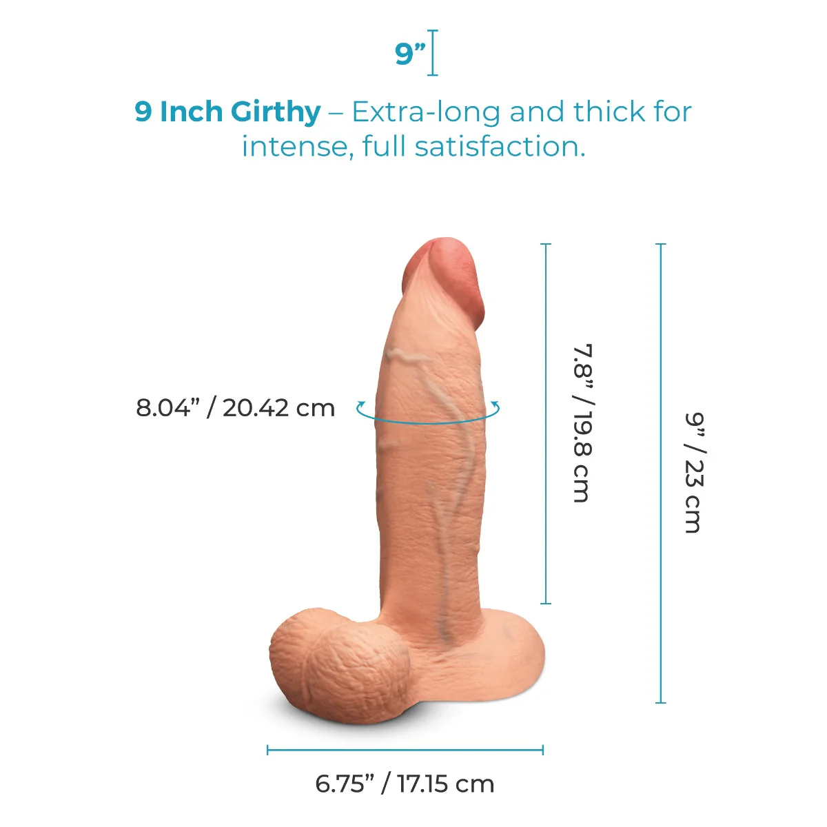 Slipskin Realistic Silicone Dildo - Girthy - Image 142