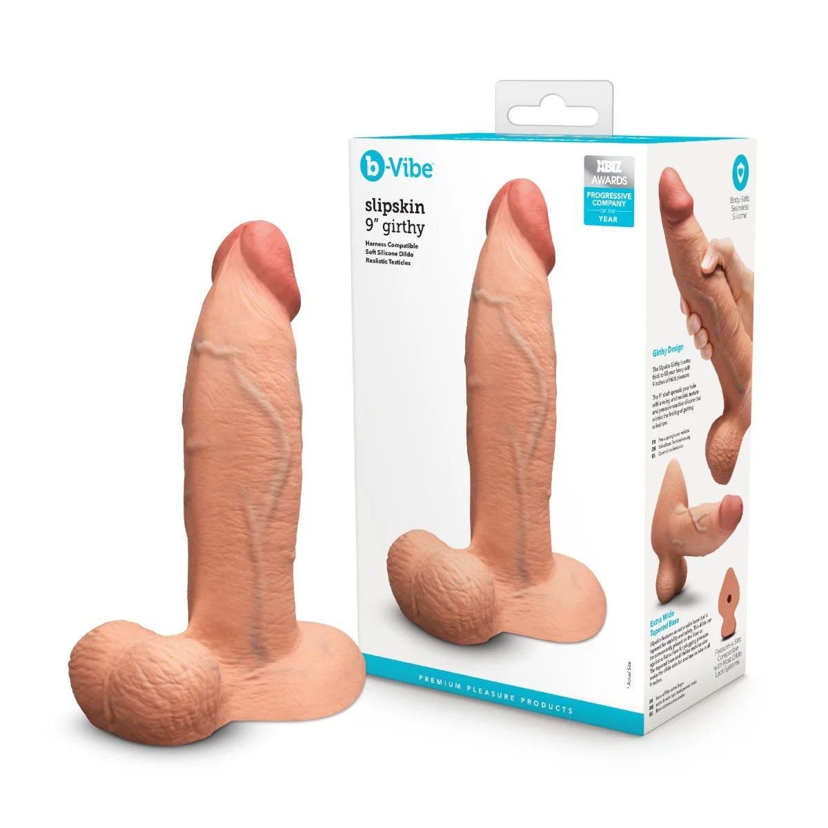 Slipskin Realistic Silicone Dildo - Girthy - Image 143