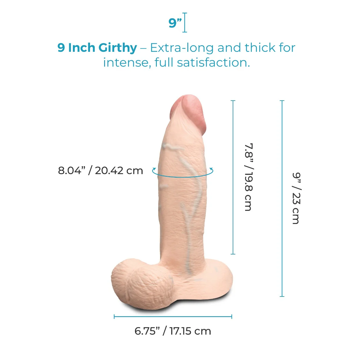 Slipskin Realistic Silicone Dildo - Girthy - Image 162