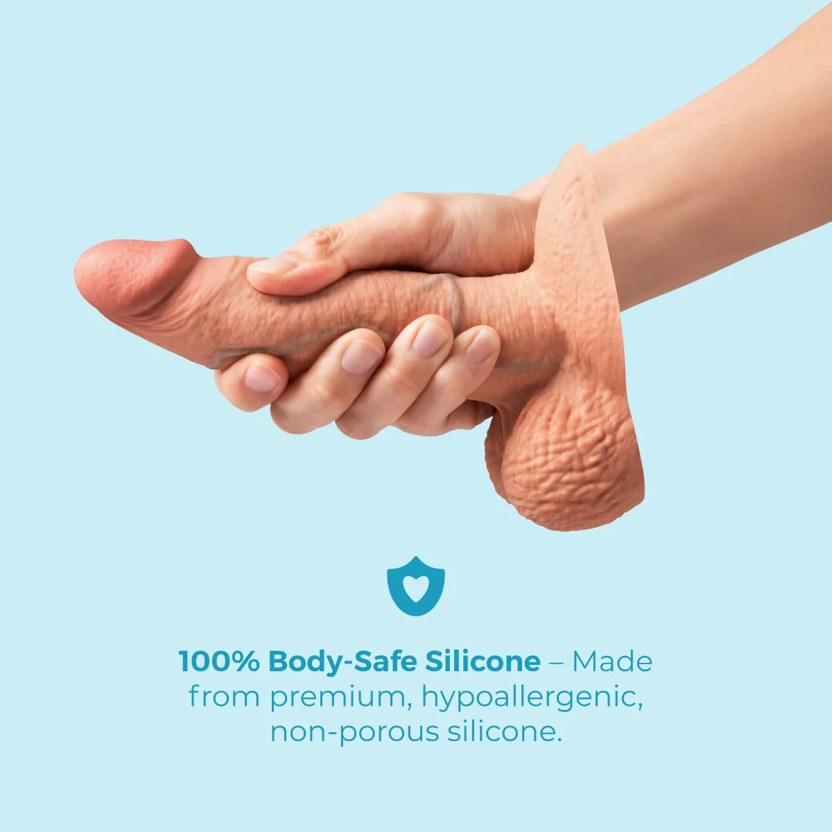 Slipskin Realistic Silicone Dildo - Girthy - Image 18
