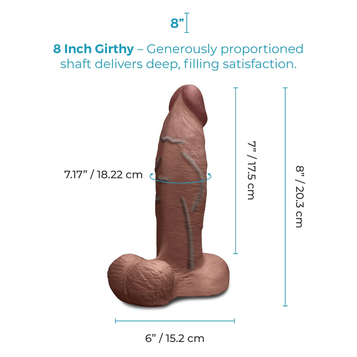Slipskin Realistic Silicone Dildo - Girthy - Image 213