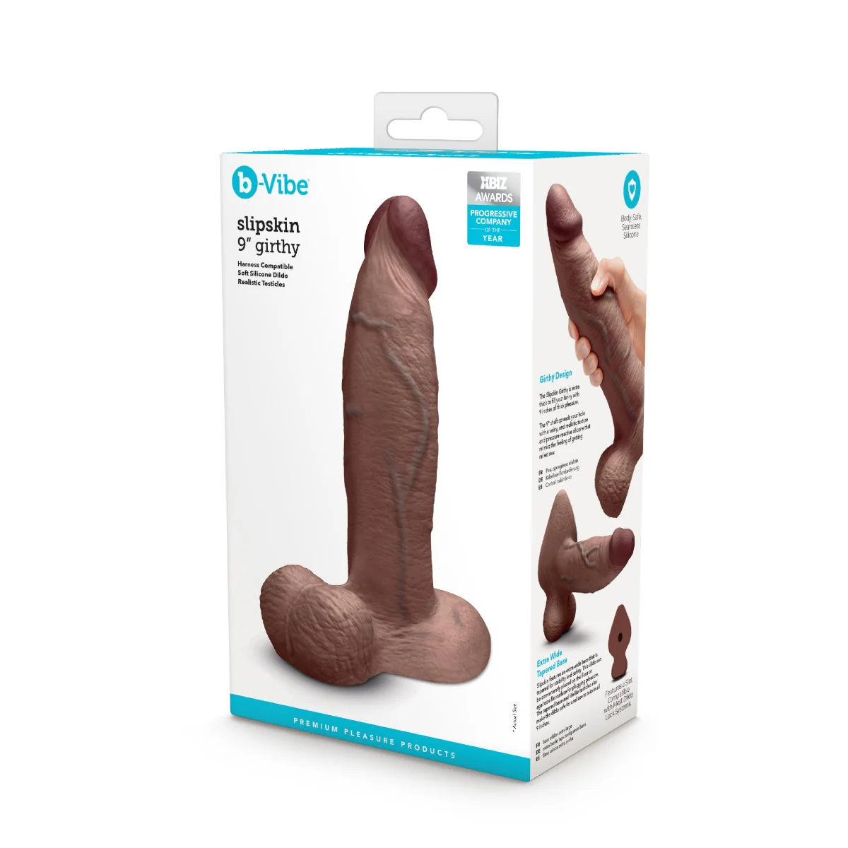 Slipskin Realistic Silicone Dildo - Girthy - Image 220
