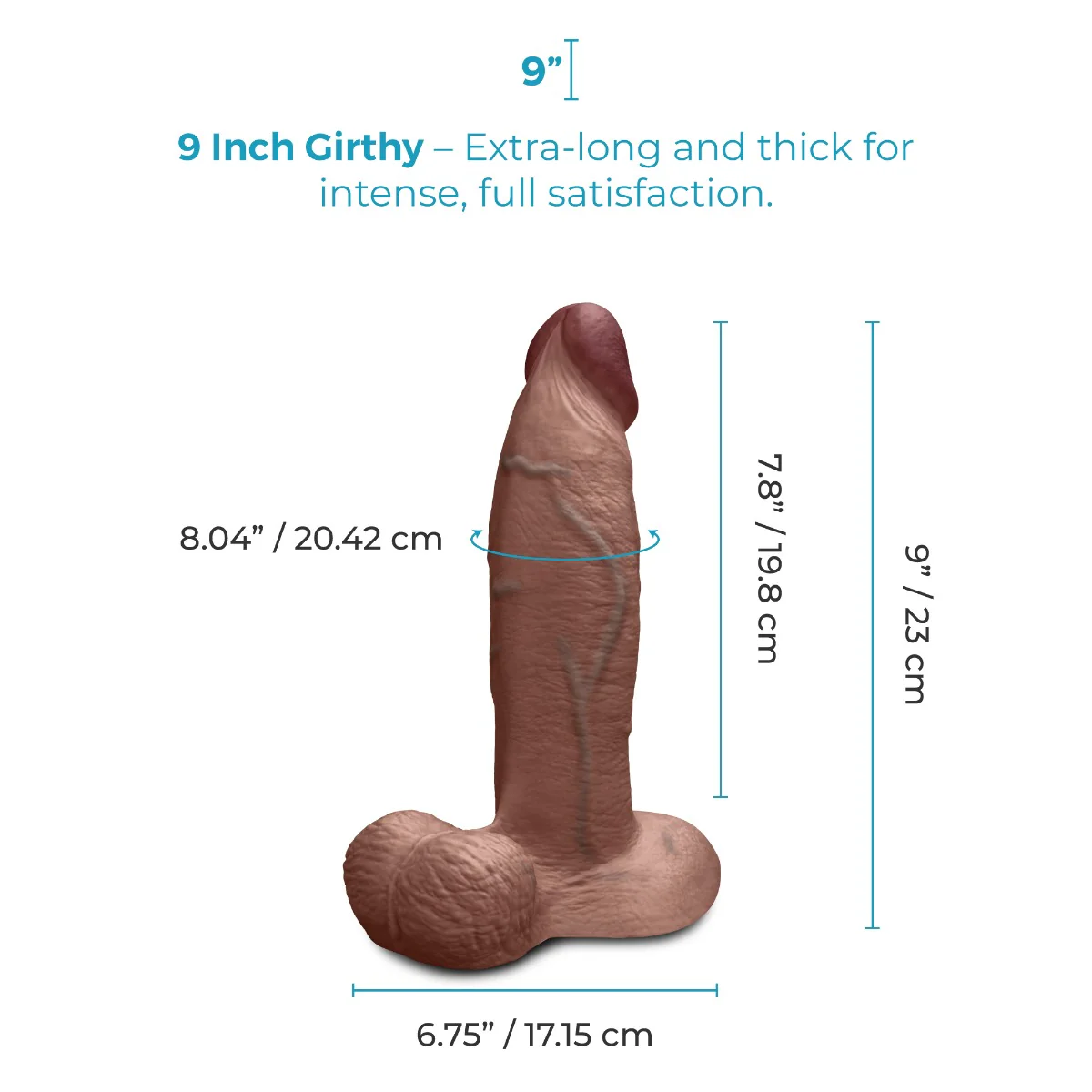Slipskin Realistic Silicone Dildo - Girthy - Image 229