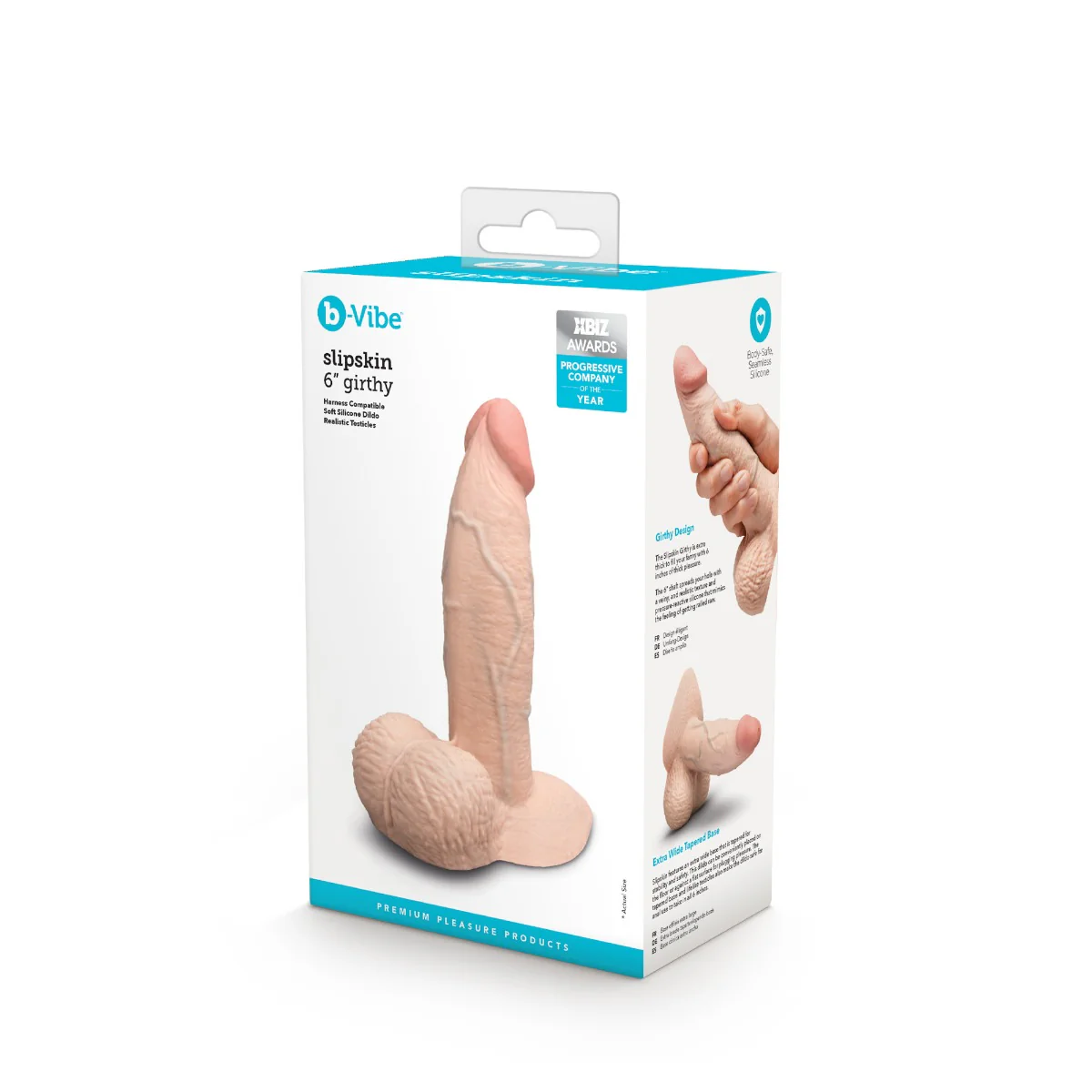 Slipskin Realistic Silicone Dildo - Girthy - Image 31