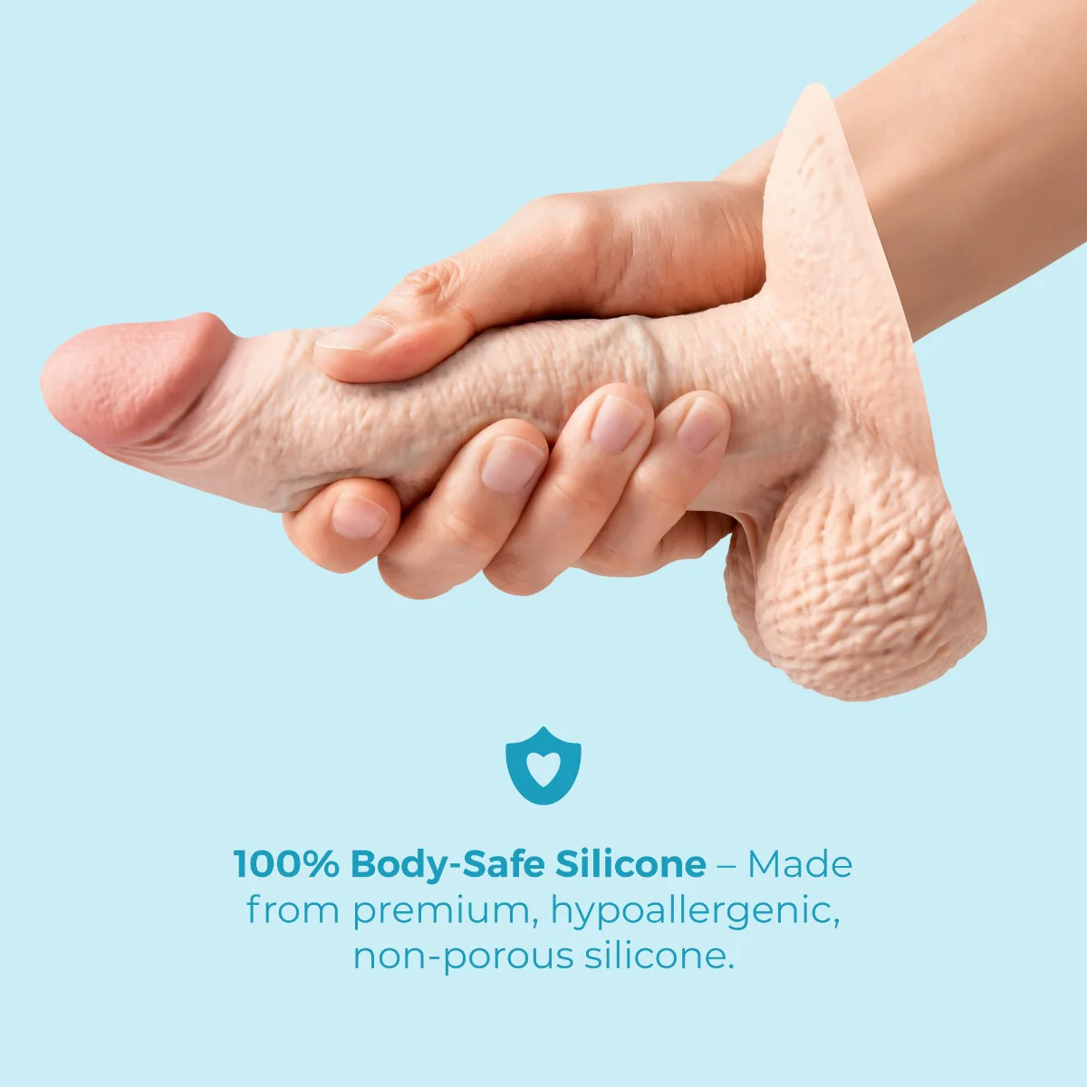 Slipskin Realistic Silicone Dildo - Girthy - Image 38