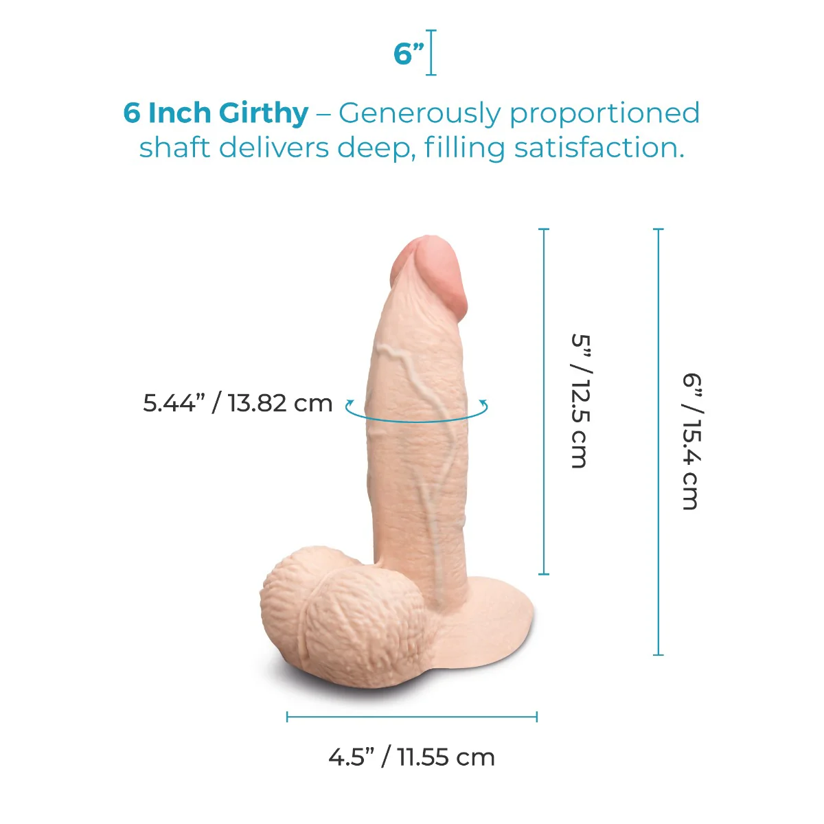 Slipskin Realistic Silicone Dildo - Girthy - Image 42