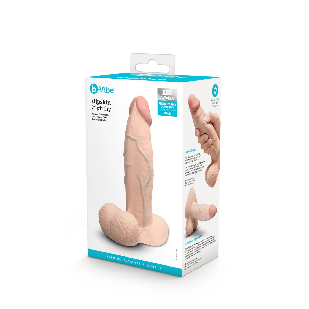 Slipskin Realistic Silicone Dildo - Girthy - Image 71