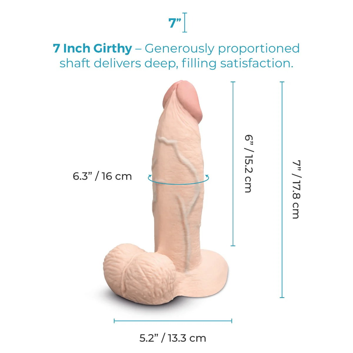 Slipskin Realistic Silicone Dildo - Girthy - Image 82