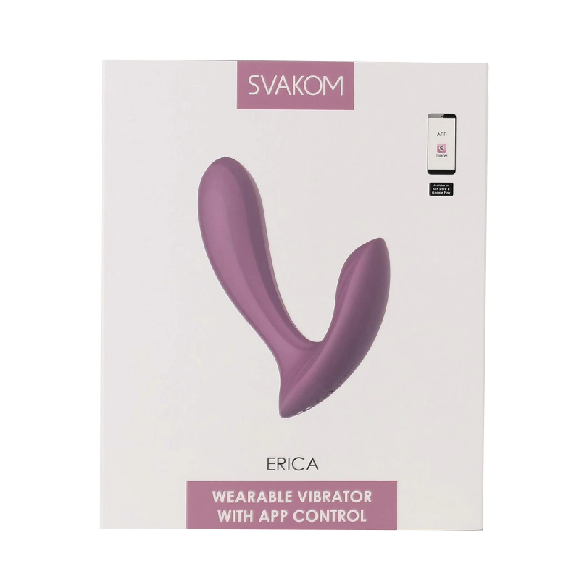 Svakom App Control Erika Dual Stimulation Vibrator Rose Pink - Image 4