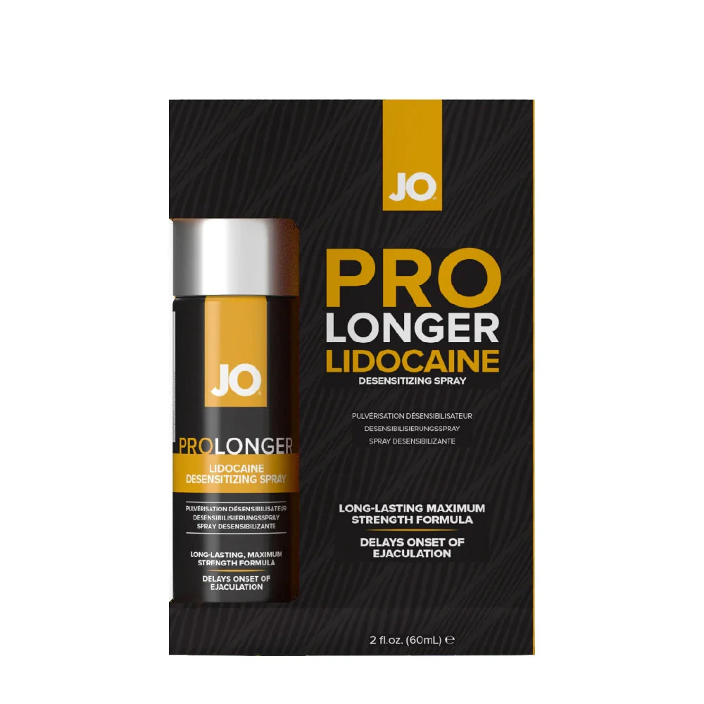 System JO Prolonger Lidocaine Ejaculation Delay Desensitizing Spray 2 Fl.Oz. (60 ML)