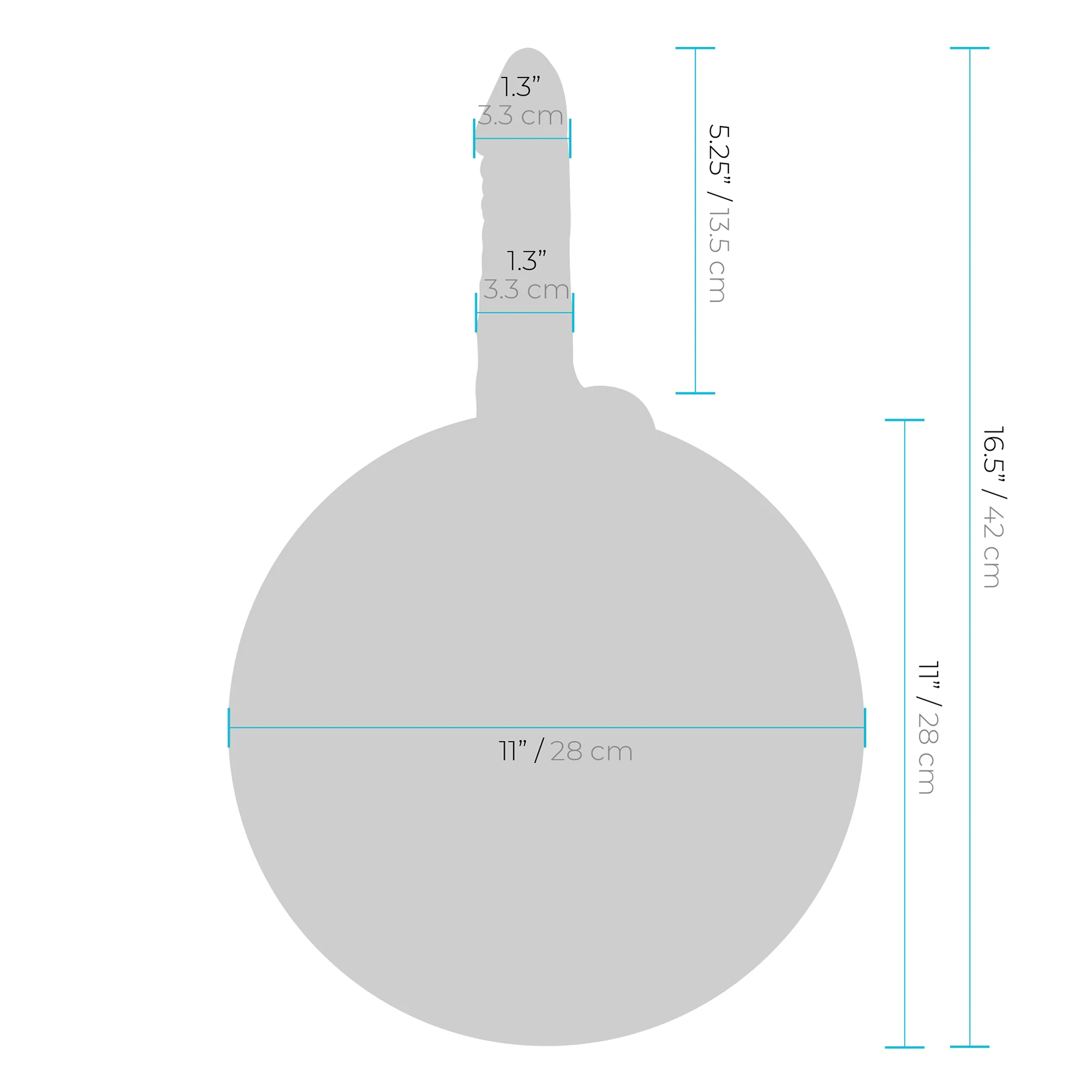 Vibrating Yoga Ball Dildo - Image 7